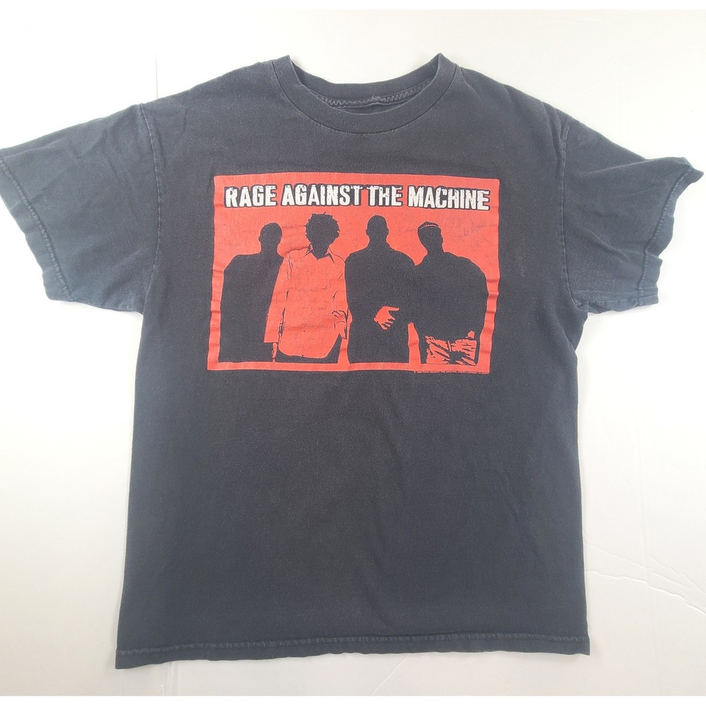 Vintage 1999 Rage Against The Machine Giant Shirt Mens Small Black Band Tee RATM